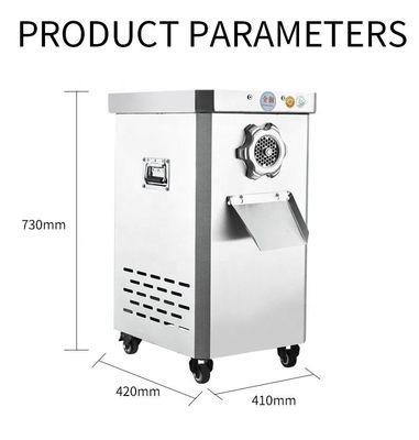 Industrial Commercial Meat Mincer Machine Hotels 300KG/H 2200W